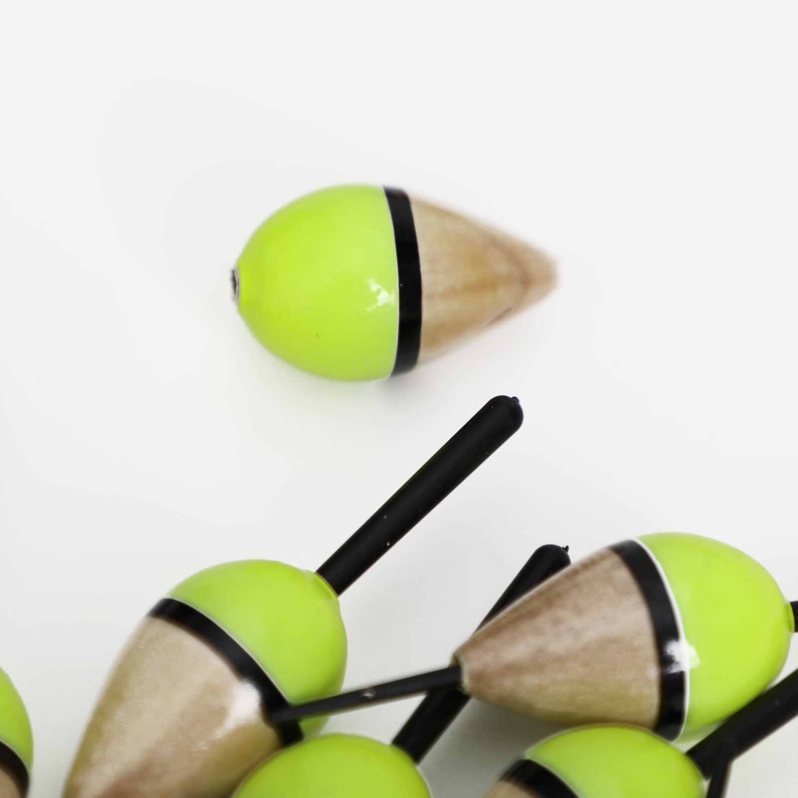 Flotteur en liège de pêche, 10 pièces/ensemble, bouée de Balsa éclairée, 1.5g/8.3 cm, accessoires de matériel de pêche
