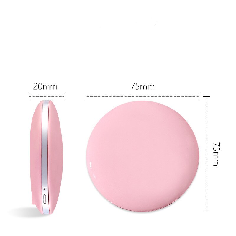 Tocador de maquillaje compacto, portátil, plegable, 5 colores, Led para espejo de tocador