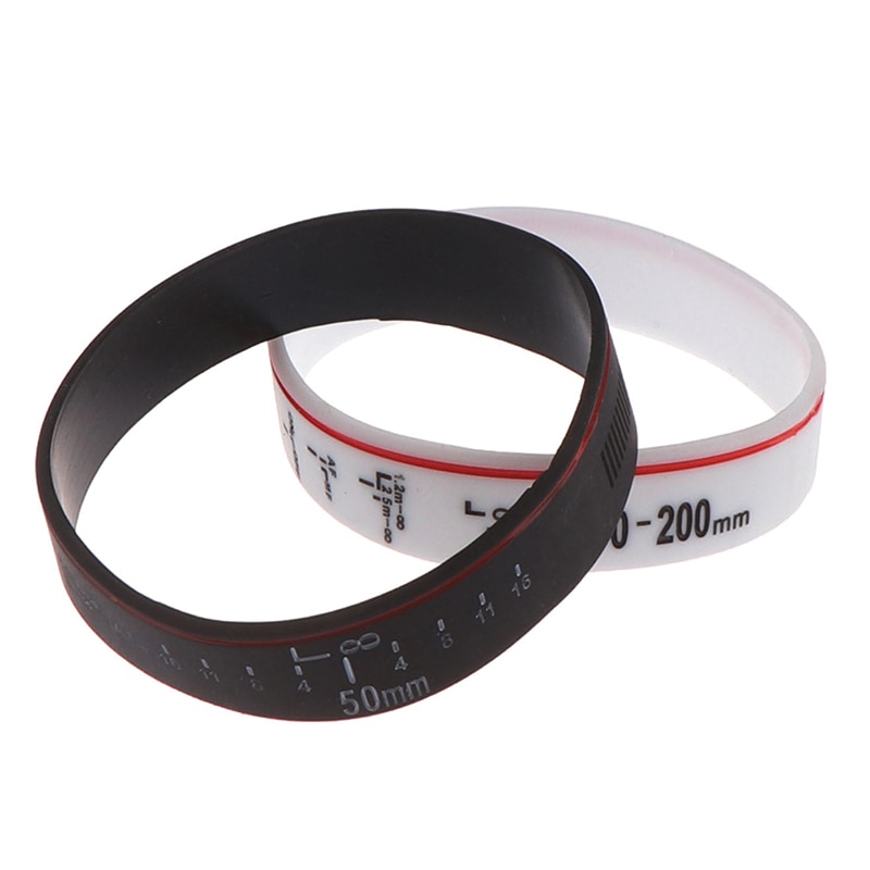 1pc Siliconen Camera Lens Polsband Fotograaf Band Armband Lens Zoom voor Camera