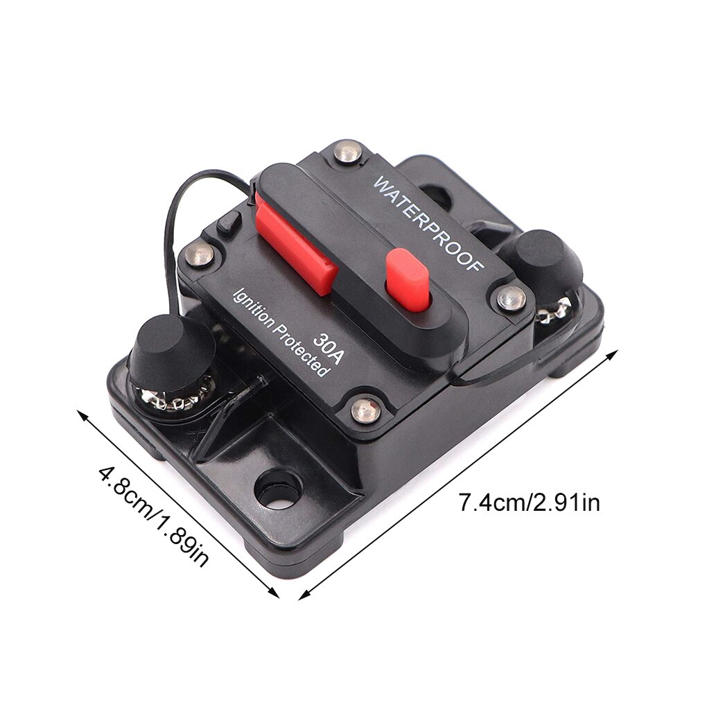 30A 40A 50A 60A 70A 80A 100A 120A 150A 200A 250A 300A Amp Circuit Breaker Zekering Reset 12-48V Dc Auto Boot Auto Waterdicht