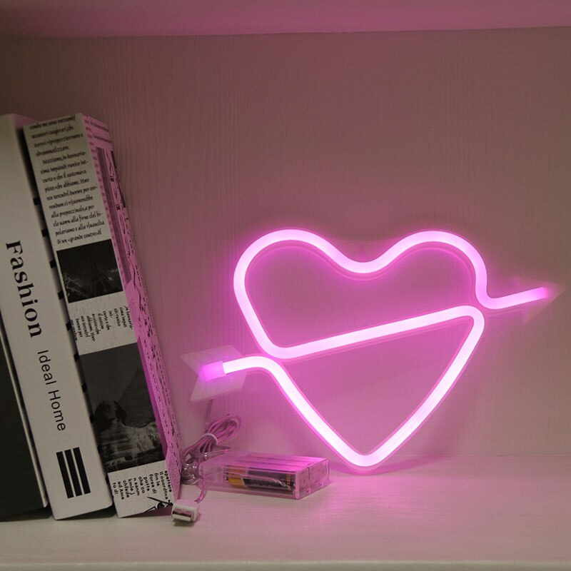Nachtlampje Neon Alfabet Lamp 26 Letters Led Voor Verjaardag Wedding Party Slaapkamer Muur Opknoping Decor Light Night