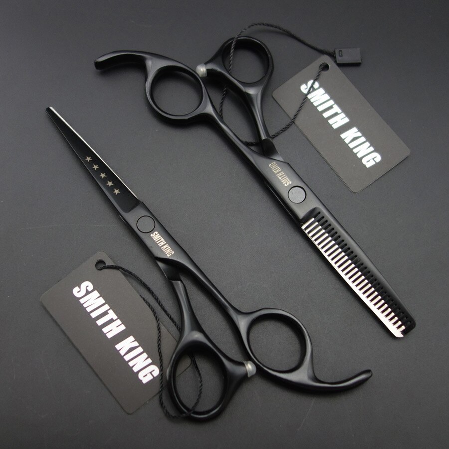 Kit de tesouras, tesouras e pente de cabelo profissionais de 5.5 polegadas., kit de lâminas, cortes e desbastes de alta qualidade.