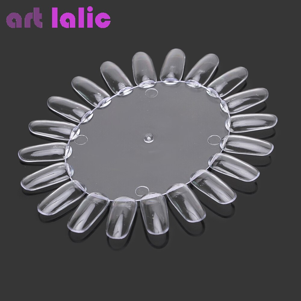 Artlalic 10 stuks display wiel nagellak kleurenkaart oefen nepnagels tips natuurlijke nepnagelkunst tips sticks nagellak display