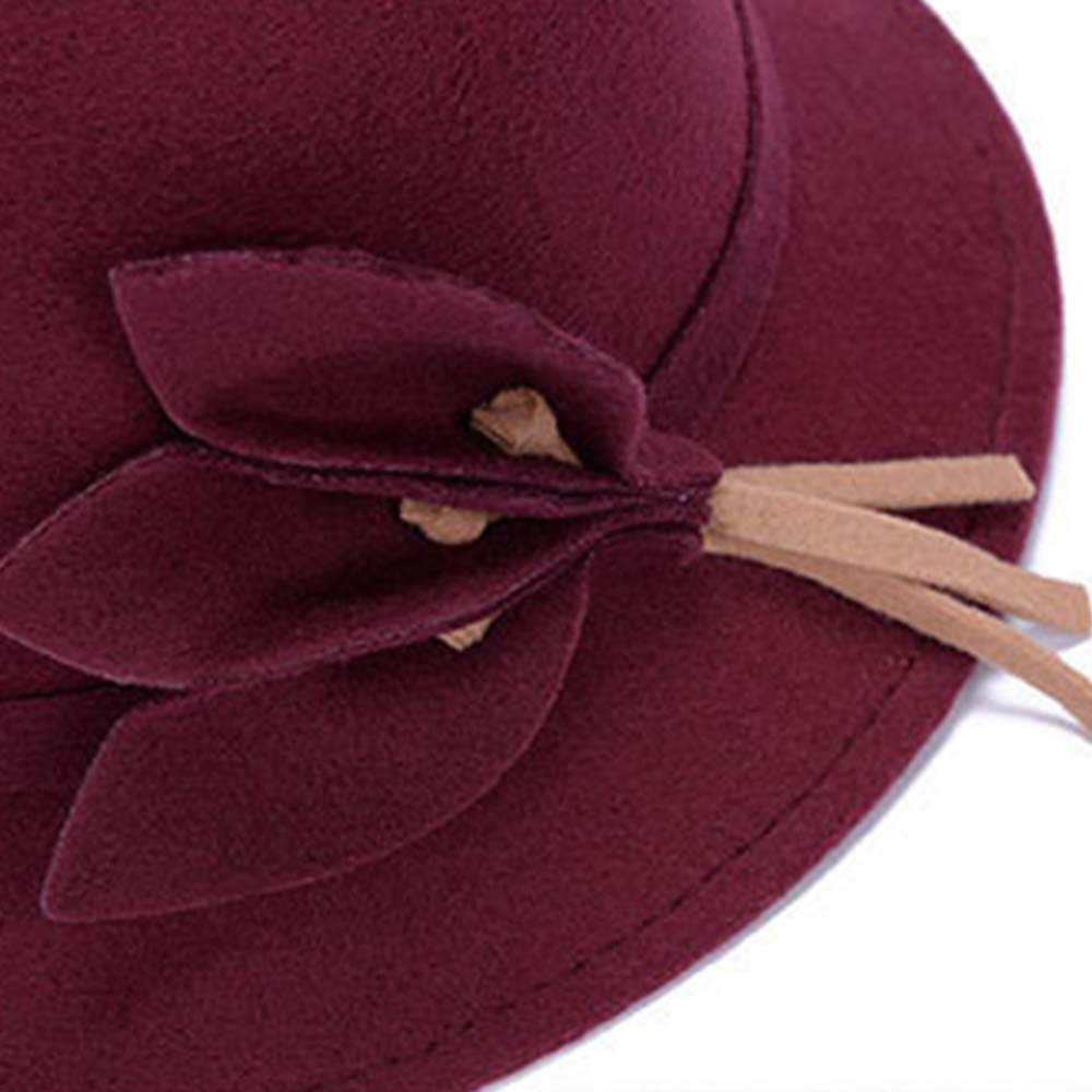 Sombrero redondo de flores de lino para mujer, sombrero redondo Billycock, Retro Vintage, Bowler, gorras de princesa, sombrero gorra de Jazz para mujer