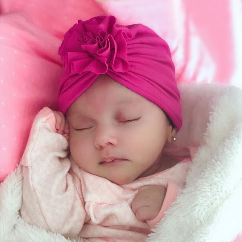 16 farver baby pandebånd turban blomster piges hår tilbehør til børn blød turban hårbånd pandebånd børn hovedbeklædning