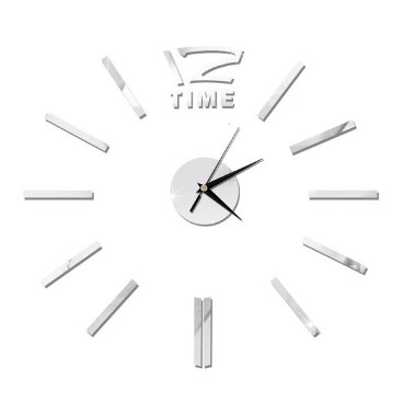 3D horloge murale miroir Stickers muraux salon Quartz montre décoration pour la maison bricolage horloges autocollant reloj de pared: 7