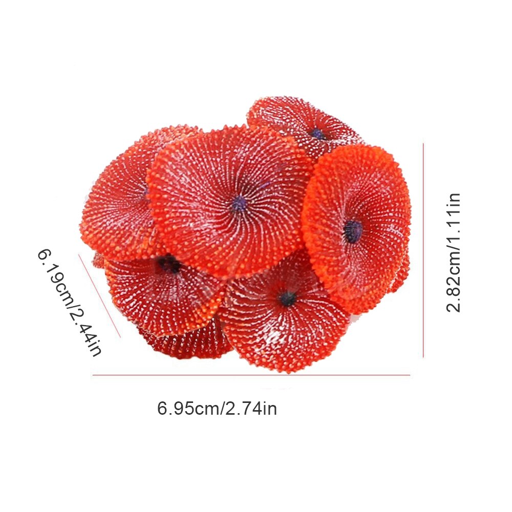 Kunstmatige Hars Koraal Zee Plant Ornament Siliconen Nontoxic Blue Kunstmatige Coral Plant Ornament Voor Aquarium Decor Supplies