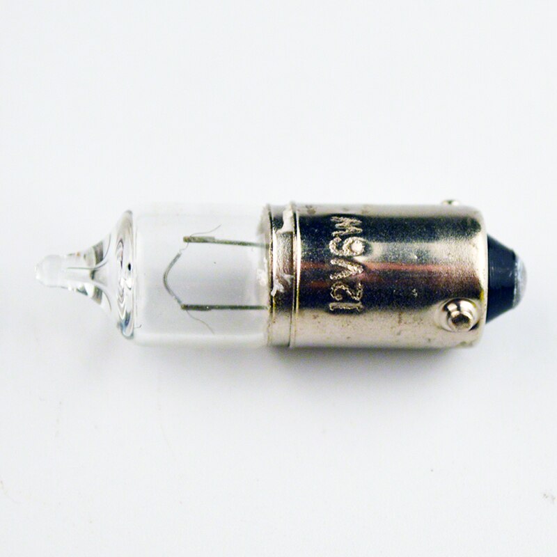 flytop 10 PIECES/Lot H6W 434 BAX9S 12V6W Clear Glass Miniature Lamp C2R Filament Car Bulbs
