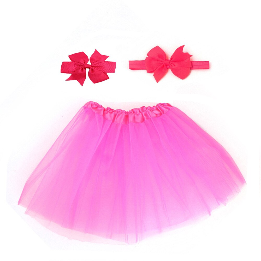 Neue freundlicher bogen Baby haar zubehör haar Clip Süssigkeit farbe Baby pettiskirt freundlicher Felsen haar Band einstellen: Rose rot