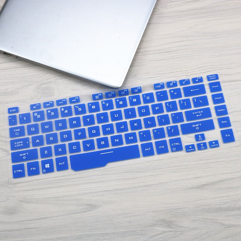 For Asus ROG Zephyrus G15 GA502I GA502IV GA502IU GA502D GA502DU GA502GU GA502 IV IU DU Laptop Keyboard Cover Skin Protector: Blue