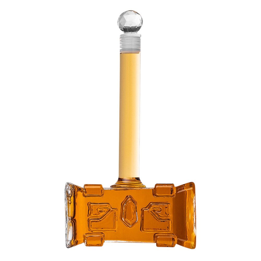 400Ml Hamer Vormige Rode Wijn Schenker Beluchter Bar Accessoires Champagne Brandy Wodka Bril Decanter Fles Voor Pub Familie: Default Title