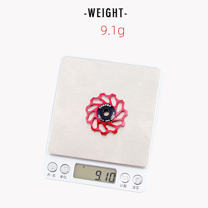 Bicycle Ceramic Guide Pulley Rear Derailleur Aluminum 11T MTB Road Bike Guide Ceramics Bearing Jockey Wheel Bicycle Accessories