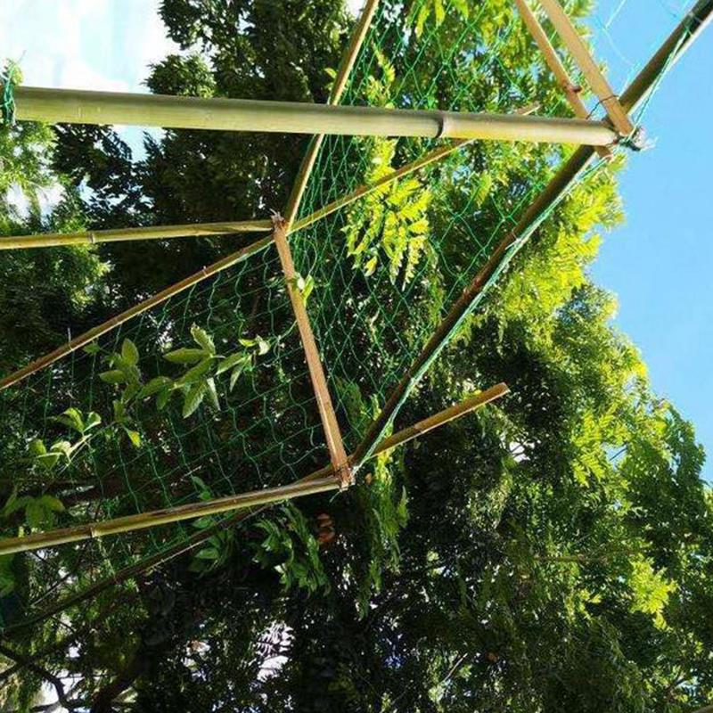 24 Strands Square Hole Plant Climbing Net Square Hole Garden plant Shelves Net Vegetable Flower Net Garden Weaving Grow Frame