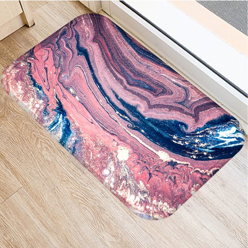 1 kpl 40*60cm kiviraita marmorikuvio luistamaton mokka matto ovimatto ovimatto ulkokeittiö olohuone lattiamatto matto 48269: 2dd-48269-014