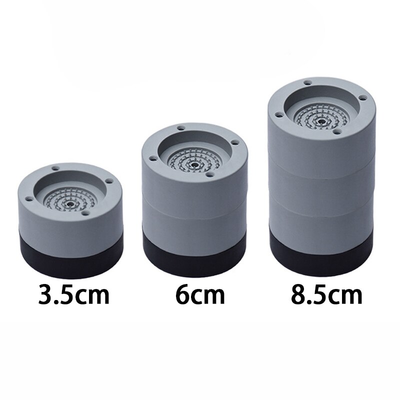 4pcs Washing Machine Foot Cups Anti Shake Noise Proof Washer Feet Pad Bath Balcony Furniture Padding Mat Bathroom Hardware Tools