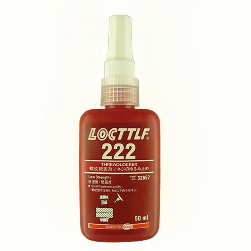 222/242/243 50 ml Cilindrische Retainer Vergrendeling Lijm Metalen Schroef Anaërobe Lijm Thermische Sterkte Omgeving Lijm