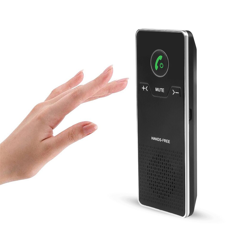 Handsfree Bluetooth 4.0 Car Kit Stereo Sun Visor Speaker Auto Wireless Speakerphone Car kit Mp3 Player With Magnet Air Vent Clip