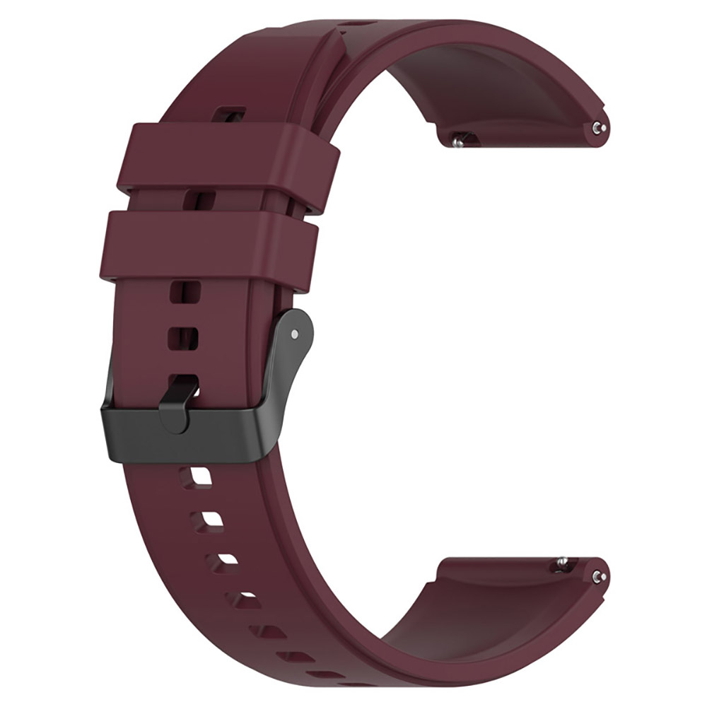 Silikonereim til Amazfit GTR 42mm - Erstatningsarmbånd 20mm: Grønnblå / 19mm