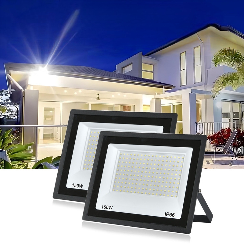 LED Spotlight High brightness 220V 10W 20W 30W 50W 100W 150W 200W 300W Waterproof IP66 Garden Outdoor Light lamp Reflector lamp
