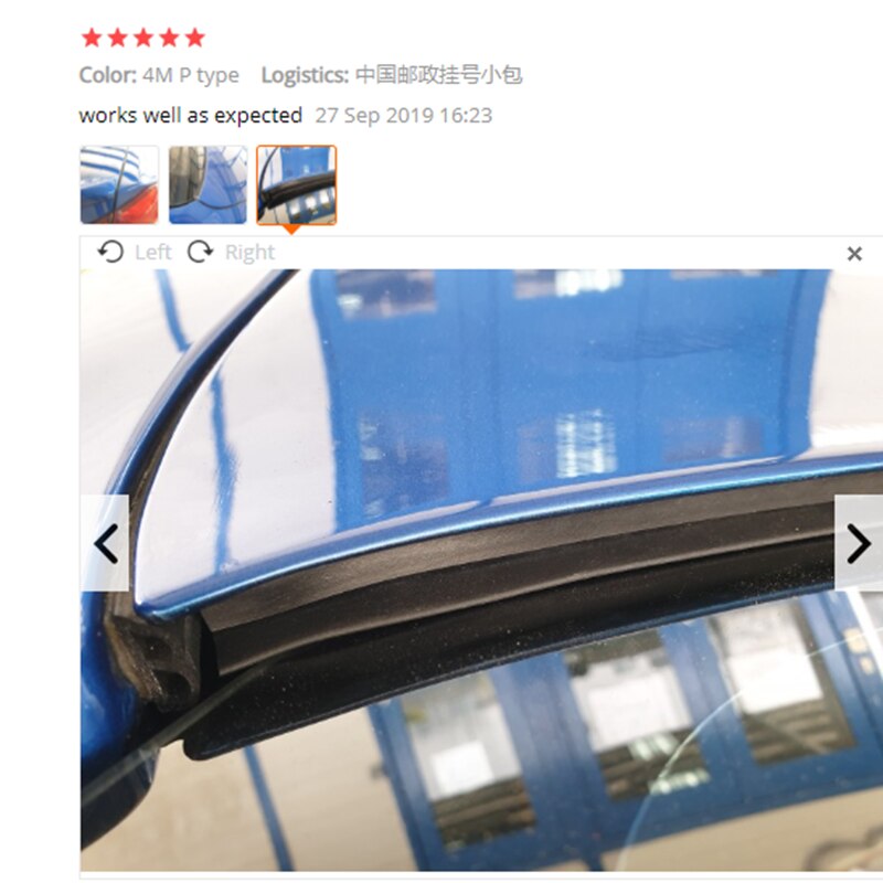 2-8Meter P Type Auto Deur Rubber Afdichting Strip Geluidsisolatie Auto Deur Afdichting Strip Afdichting Auto Rubber deurrubbers Strip