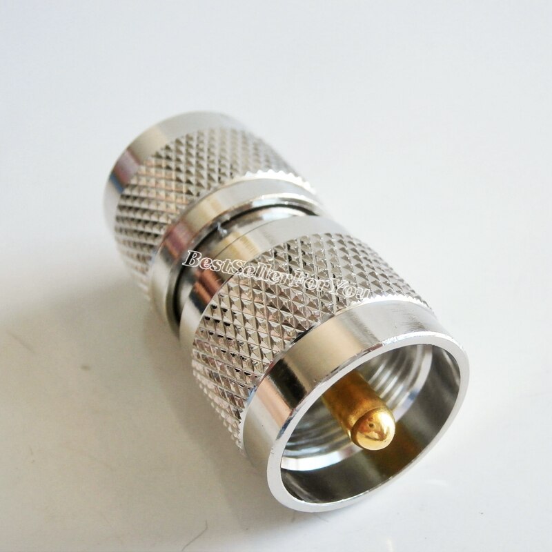 1piece Uhf Male To Pl259 Pl 259 Male Plug In Series Rf Coaxial Adapter Connector Grandado 1724