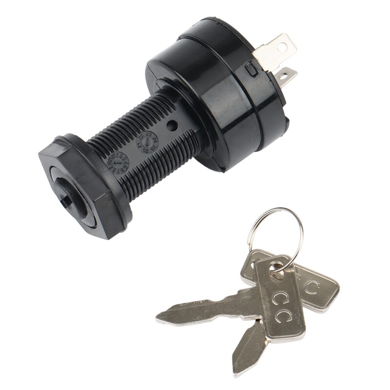 Starter Switch for Club Car Precedent 102508601, Golf Cart Ignition Switch Electric 2004+ 2 Terminal: Default Title