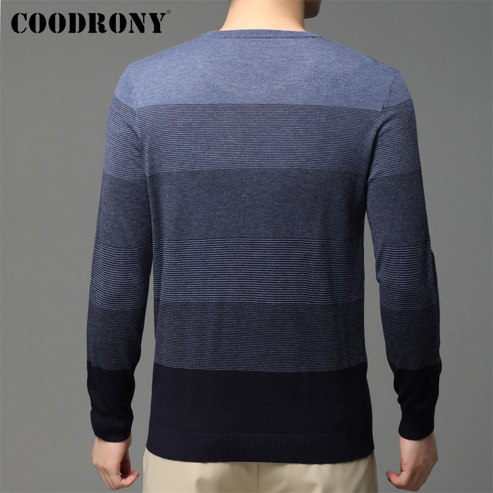COODRONY Brand Casual Spring Autumn Male Arrivals Slim Fit Soft Sweater Streetwear Men Knitted O-Neck Pullover W1015