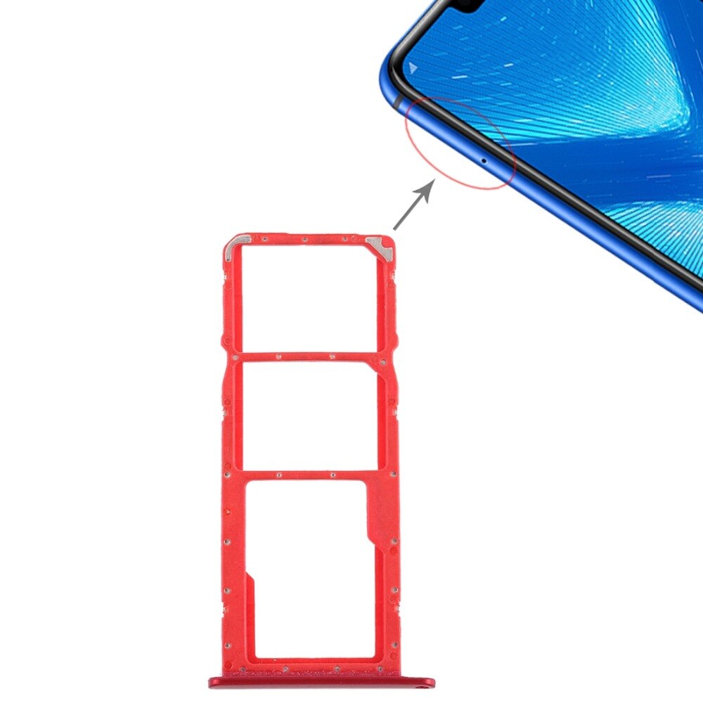 Ipartsbuy novos itens bandeja de cartão sim + bandeja de cartão micro sd para huawei honor 8x
