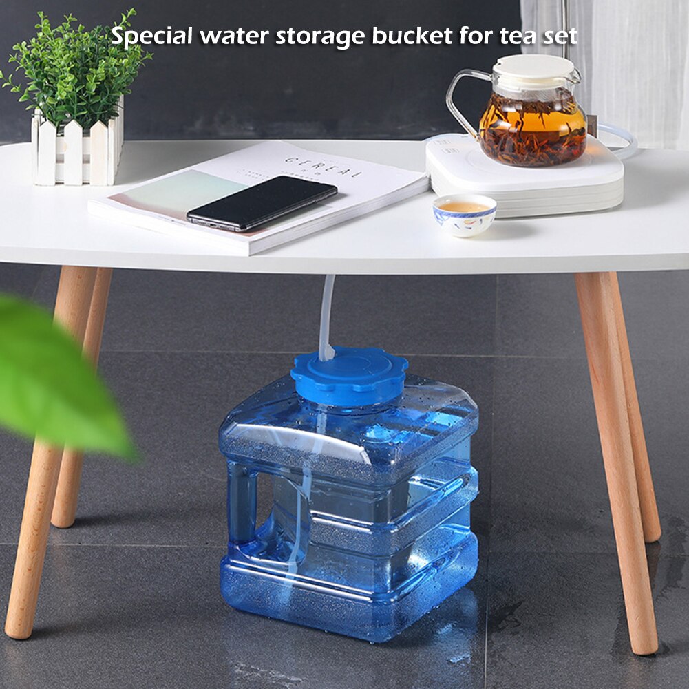 5L Draagbare Outdoor Drinken Emmer Handheld Auto Water Container Pc Milieuvriendelijke Water Tank Container Met Kraan Koken Picknick