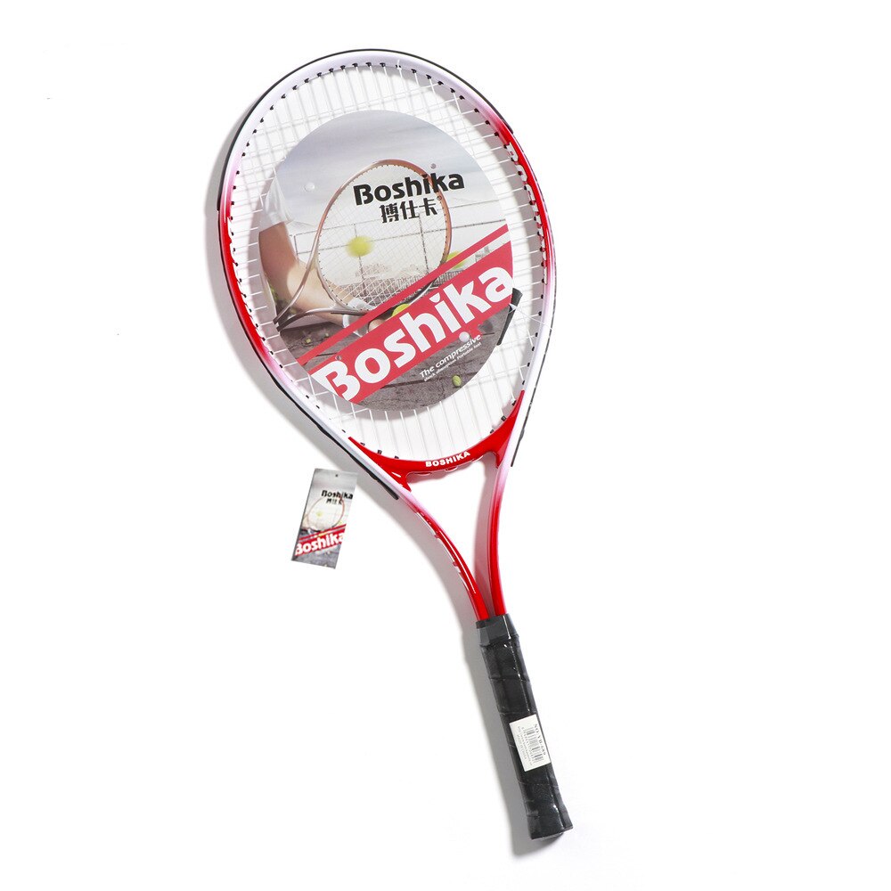 Entertainment Training Tennisracket Volwassen Beginners Proffisional Tennisracket Aluminium Padel Racket BC50QP: Red