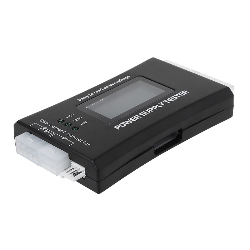 LCD PC ordinateur 20/24 broches 4 PSU ATX BTX ITX SATA HDD testeur d'alimentation