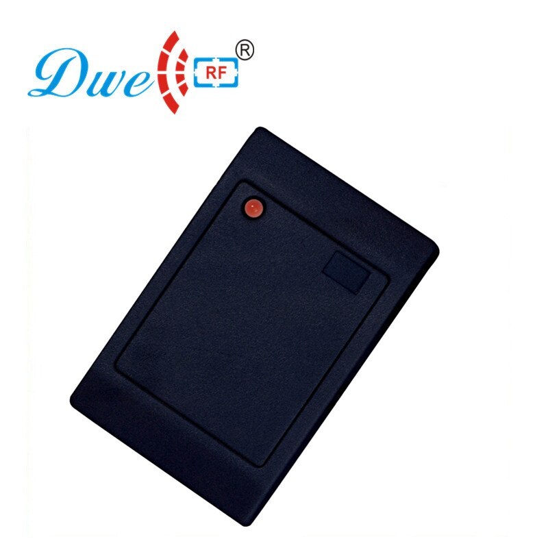 DWE CC RF RFID-Kartenleser - DC12V ISO1443A MF - Wiegand 26/34 - Türzugangskontrolle: Schwarz