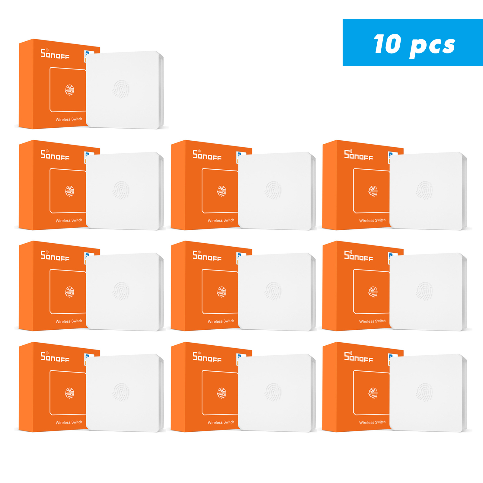 SONOFF SNZB 01 Zigbee Wireless Switch Work with Sonoff Zigbee Bridge Hub ZBbridge, eWeLink App, Zigbee Smart Home Security Kit