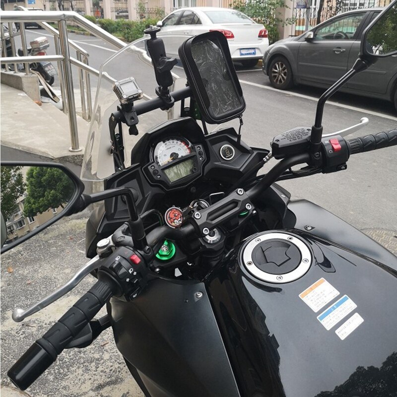 Accessori moto Navigazione GPS Supporto Della Staffa di Montaggio per Kawasaki Versys 650 KLE650 2015-2019 Moto