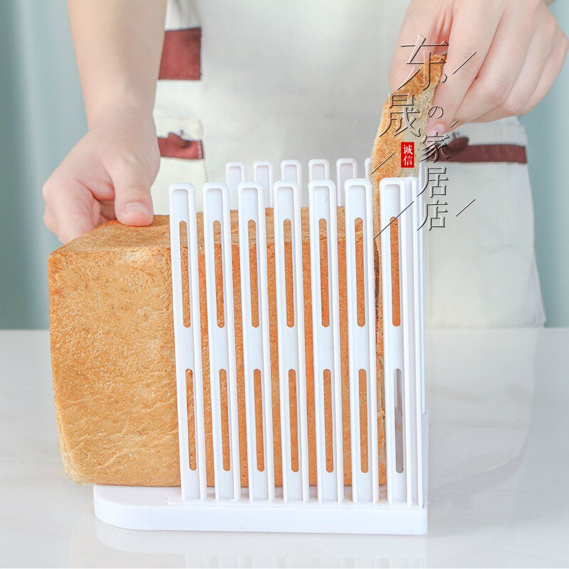 Toast Bread Cutter Baking Tool Slicer Bread Maker Slice Rack