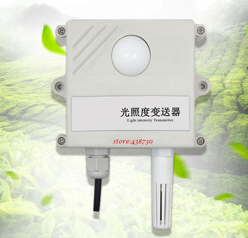 3 IN 1 illuminance transmitter / RS485 temperature and humidity illuminance sensor / 20WLUX industrial brightness meter module