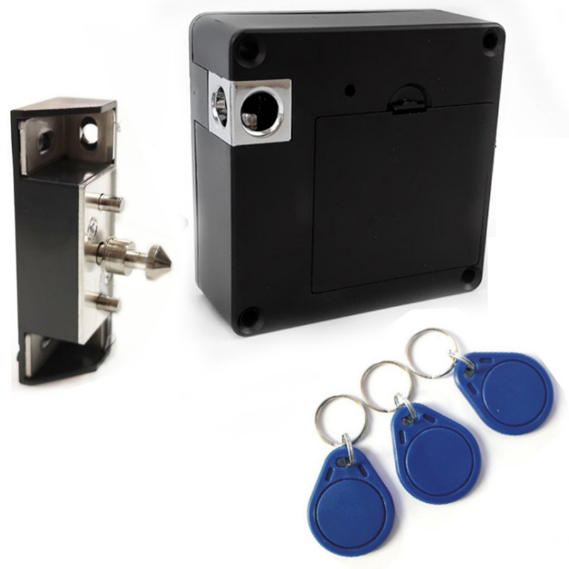 Kabinet usynlig elektronisk rfid-lås nøglefri skuffedørlås sensorskab