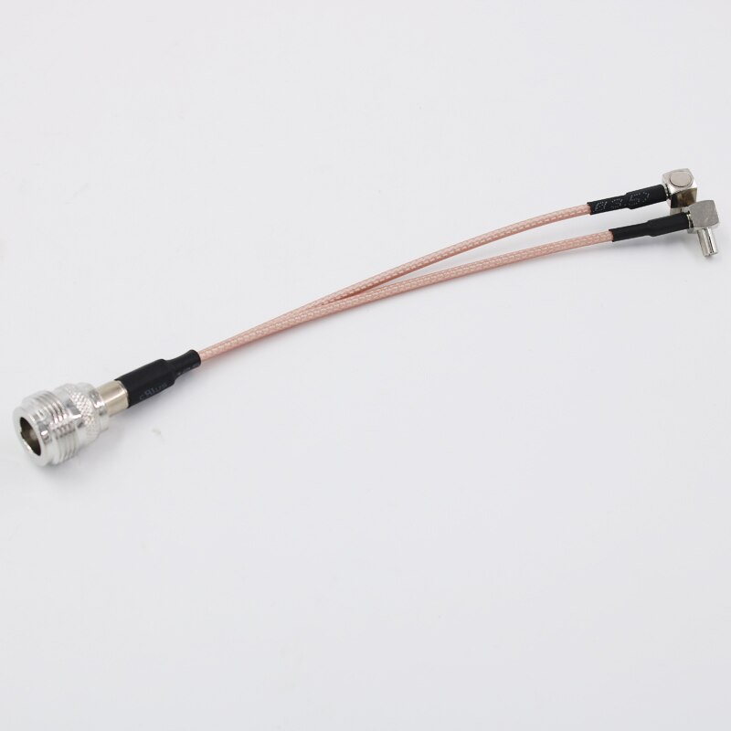 N female to 2 TS9 connector 3G 4G LTE Antenna connector Splitter Combiner RF Coaxial Pigtail Cable