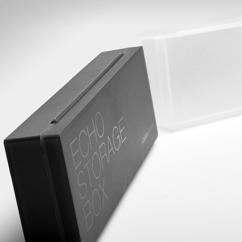 1PC KACO ECHO Translucent Plastic Pencil Case Candy Color Multi-Function Stationery Storage Box Children Student Pencil Box