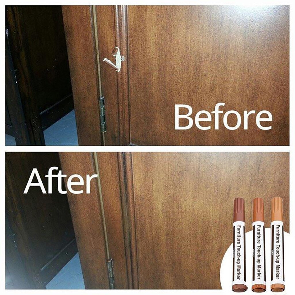 Furniture Touch Up Kit Markers & Filler Sticks Wood Scratches Restore Kit scratch patch paint pen wood composite repair