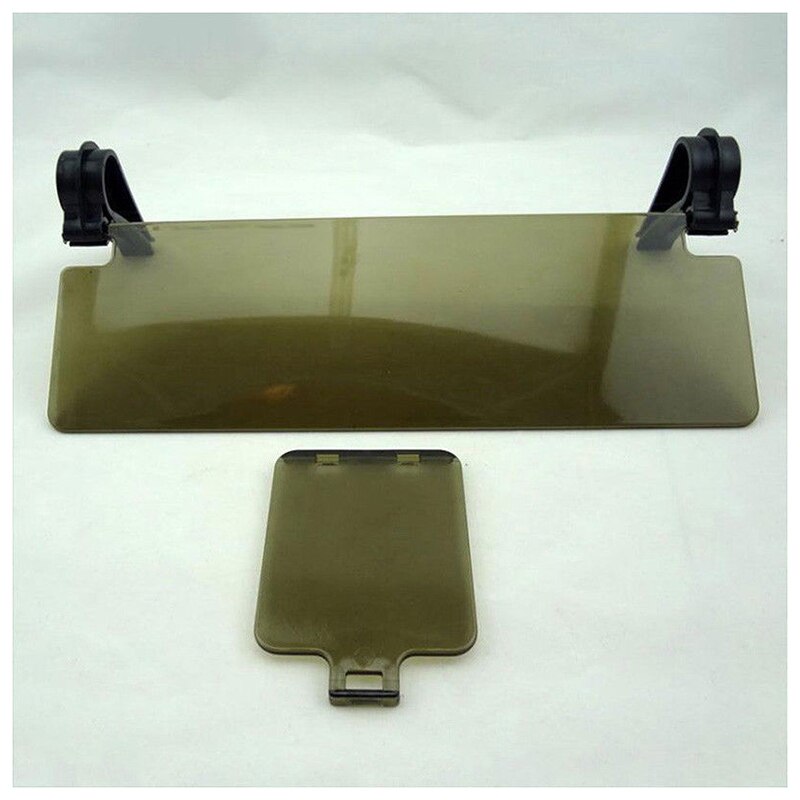 Clip on Car HD safer Vision Anti Dazzle Glare Blocker Shade Sun Visor Extension