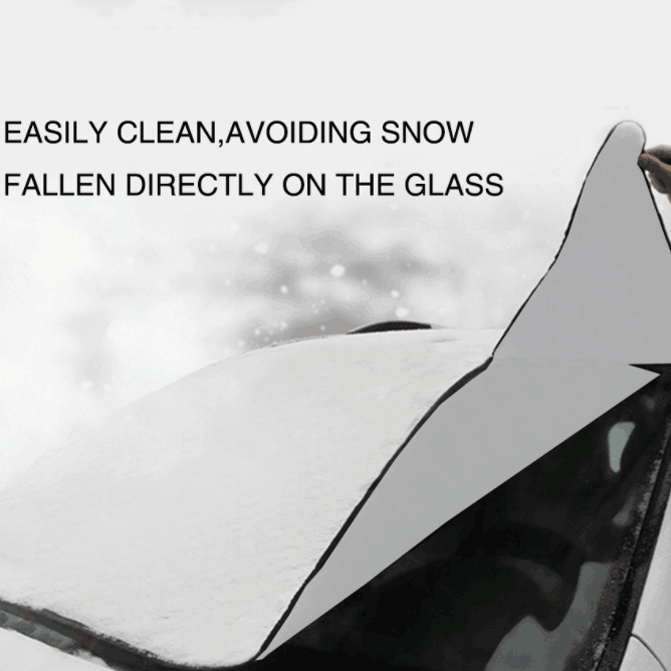 1 sæt vinter frontrude snedæksel til biler, universal 210d oxford klæde bildæksel , 190 x 94cm.