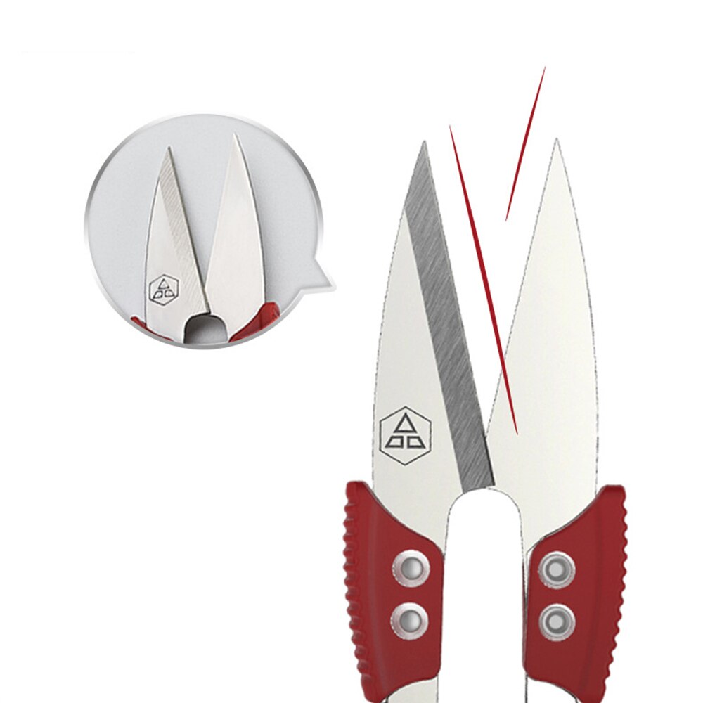 Stainless Steel Yarn Shears Cutting Sewing Scissors Shears Cross Stitch Scissors Embroidery Scissor U Thread Scissors For Fabric