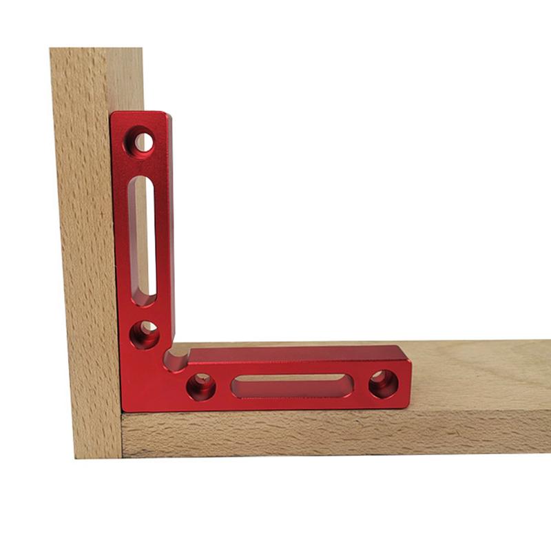 90 Degree Positioning Block Squares Right Angle Clamps Woodworking Carpenter Tool 120x120mm L Block Square Aluminium Alloy
