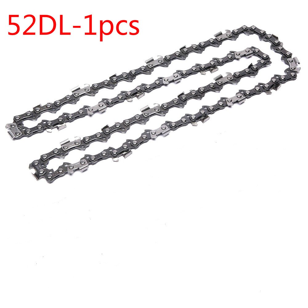 16 Inch Semi Chisel Chainsaw Chain 3/8" Blade Wood Cutting Links Replacement Parts Chainsaw Spares for Electric Saw: 52DL-1pcs