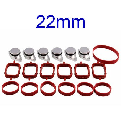 32mm 22mm Whirlpool Flaps Diesel Engine Manifold Swirl Flap Plug Repair Kit for BMW E46 E90 E91 E92 E93 E60 E61 E39 E53 E70 E83: 22mm