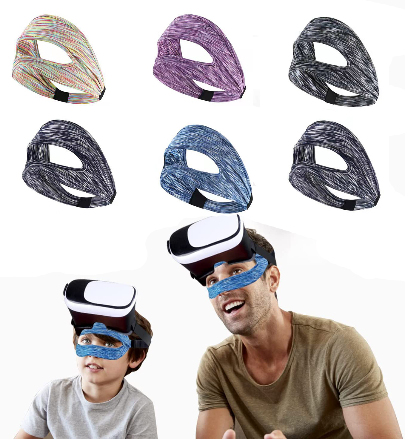 Pour Meta Oculus Quest 2 accessoires VR masque pour les yeux couverture respirant bandeau de sueur casque de réalité virtuelle pour Quest 2 Pico 4 PSVR2 HTC