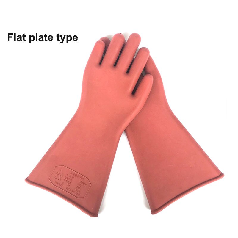 Thuis Isolatie Handschoenen 12KV Hoogspanning Elektrische Anti Elektrische Arbeid Lekkage Preventie Rubber Thuis Handschoenen