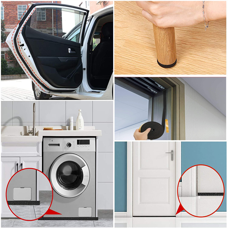 1-10MM foam sealant strip EVA foam single-sided tape shockproof foam sealant strip buffer anti-collision foam tape