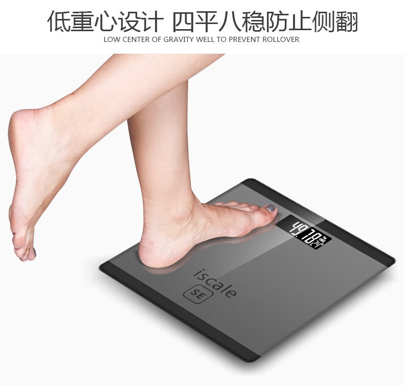 usb rechargeable electronic weighing scale home adult accurate health weighing device body scale weight scale